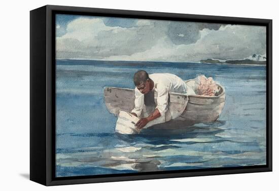 The Water Fan, 1898-99-Winslow Homer-Framed Stretched Canvas