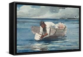 The Water Fan, 1898-99-Winslow Homer-Framed Stretched Canvas