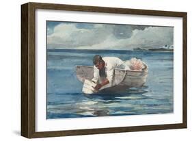 The Water Fan, 1898-99-Winslow Homer-Framed Giclee Print