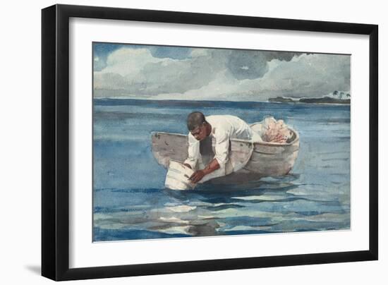 The Water Fan, 1898-99-Winslow Homer-Framed Giclee Print