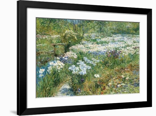 The Water Garden, 1909-Frederick Childe Hassam-Framed Premium Giclee Print