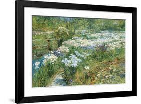 The Water Garden, 1909-Frederick Childe Hassam-Framed Premium Giclee Print