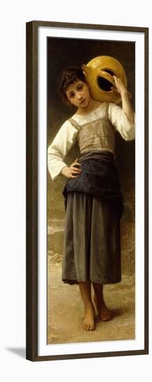 The Water Girl-William Adolphe Bouguereau-Framed Giclee Print