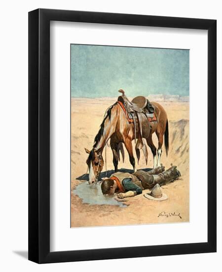 The Water Hole-Stanley L. Wood-Framed Giclee Print