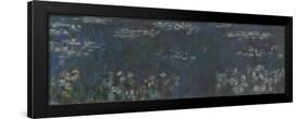 The Water Lilies - Green Reflections, 1914-26 (oil on canvas)-Claude Monet-Framed Giclee Print