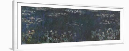 The Water Lilies - Green Reflections, 1914-26 (oil on canvas)-Claude Monet-Framed Premium Giclee Print