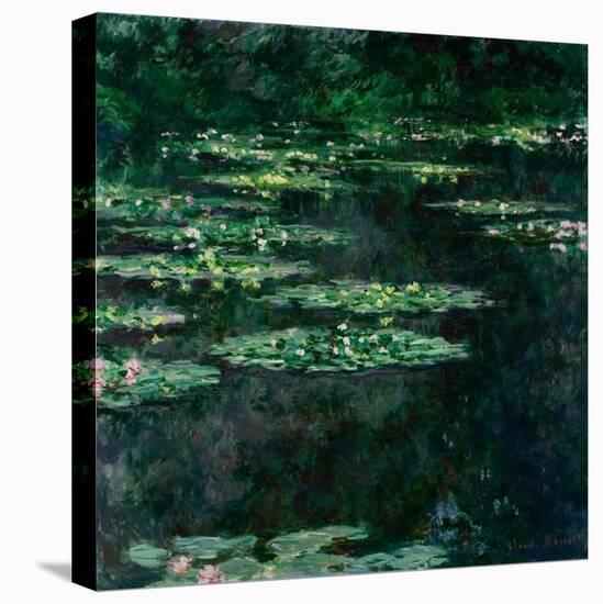 The Water Lilies (Les Nymphéa)-Claude Monet-Stretched Canvas