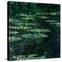 The Water Lilies (Les Nymphéa)-Claude Monet-Stretched Canvas