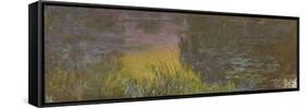 The Water Lilies - Setting Sun, 1914-26 (oil on canvas)-Claude Monet-Framed Stretched Canvas