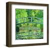 The Water Lilly Pond, Green Harmony-Claude Monet-Framed Giclee Print