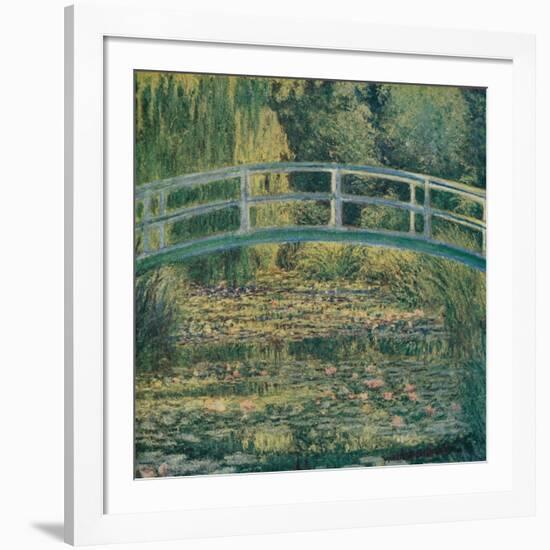 'The Water-Lily Pond', 1899-Claude Monet-Framed Giclee Print