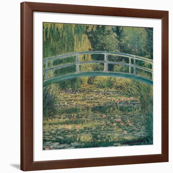 'The Water-Lily Pond', 1899-Claude Monet-Framed Giclee Print