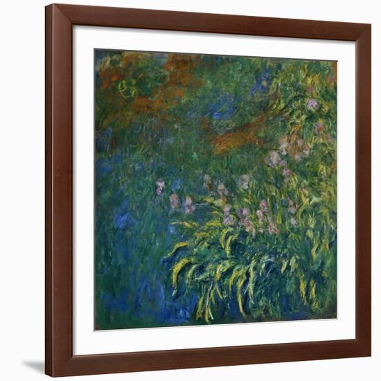 The Water Lily Pond, 1919-1925-Claude Monet-Framed Giclee Print