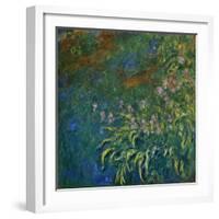 The Water Lily Pond, 1919-1925-Claude Monet-Framed Giclee Print