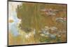 The Water Lily Pond, c.1917-19 (oil on canvas)-Claude Monet-Mounted Giclee Print