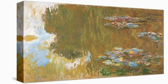 The Water Lily Pond, c. 1917-19-Claude Monet-Stretched Canvas
