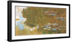 The Water-Lily Pond-Claude Monet-Framed Giclee Print