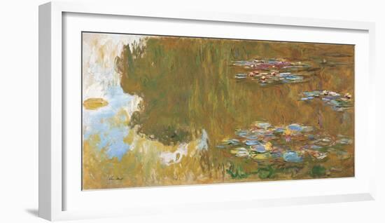 The Water-Lily Pond-Claude Monet-Framed Giclee Print