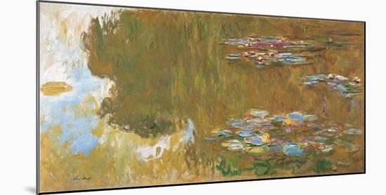 The Water-Lily Pond-Claude Monet-Mounted Giclee Print