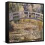 The Water Lily Pond-Claude Monet-Framed Stretched Canvas
