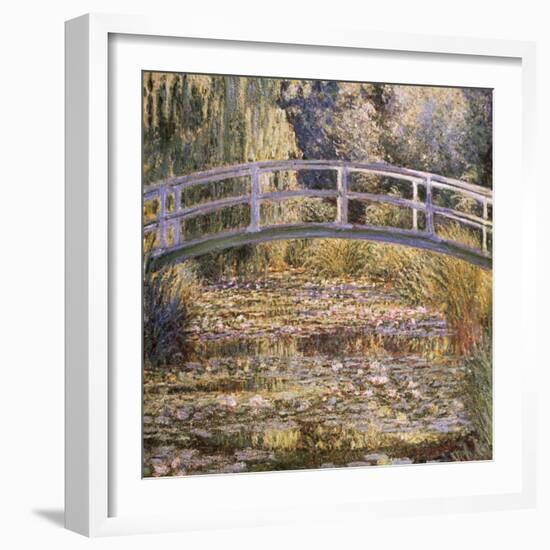 The Water Lily Pond-Claude Monet-Framed Giclee Print