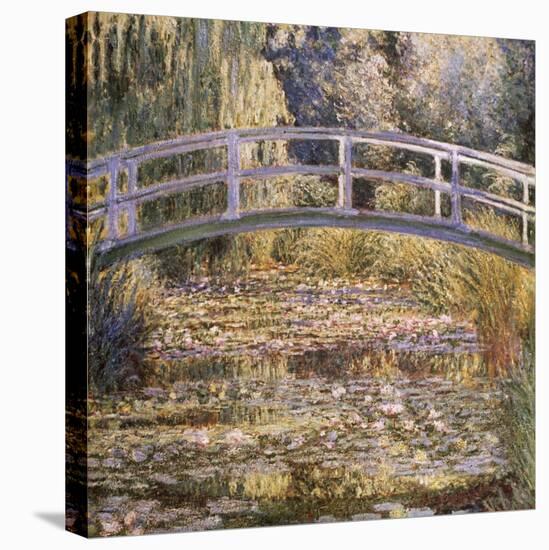 The Water Lily Pond-Claude Monet-Stretched Canvas