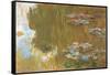 The Water Lily Pond-Claude Monet-Framed Stretched Canvas