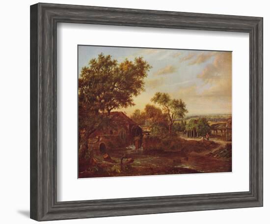 'The Water Mill, Carshalton', 1830, (c1915)-Patrick Nasmyth-Framed Giclee Print