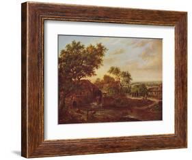 'The Water Mill, Carshalton', 1830, (c1915)-Patrick Nasmyth-Framed Giclee Print