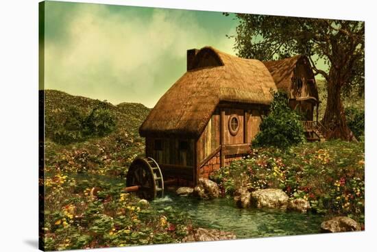 The Water Mill-Atelier Sommerland-Stretched Canvas