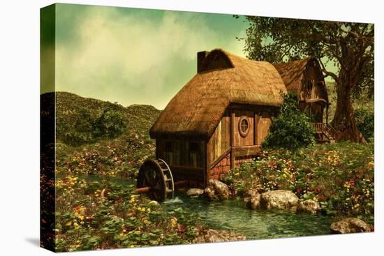 The Water Mill-Atelier Sommerland-Stretched Canvas