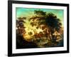 The Water Mill-Meindert Hobbema-Framed Premium Giclee Print