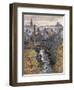 The Water of Leith from Dean Bridge-John Fulleylove-Framed Giclee Print