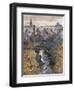 The Water of Leith from Dean Bridge-John Fulleylove-Framed Giclee Print