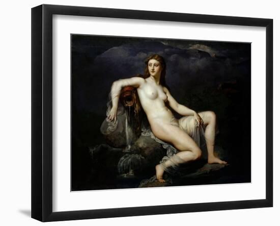 The Water or the Source (L'Eau Ou La Sourc)-Henri Lehmann-Framed Giclee Print