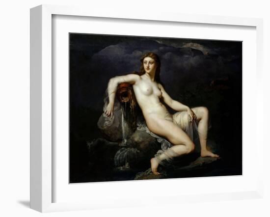 The Water or the Source (L'Eau Ou La Sourc)-Henri Lehmann-Framed Giclee Print