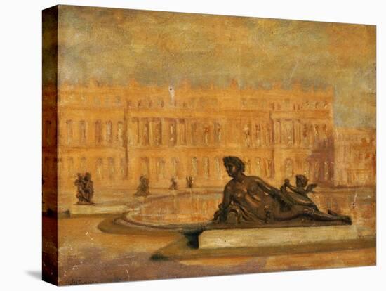 The Water Parterre at Versaille-Jean Altamura-Stretched Canvas