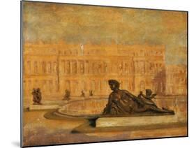 The Water Parterre at Versaille-Jean Altamura-Mounted Giclee Print