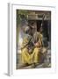 The Water-Pipe Smoker, 1903-Gyula Tornai-Framed Giclee Print