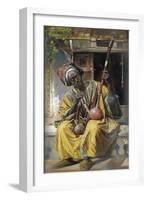 The Water-Pipe Smoker, 1903-Gyula Tornai-Framed Giclee Print