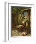 The Water Pump, C.1665-75-Adriaen Jansz. Van Ostade-Framed Giclee Print