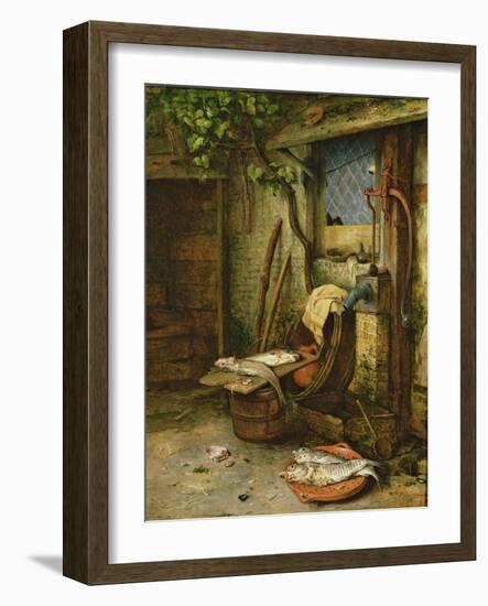 The Water Pump, C.1665-75-Adriaen Jansz. Van Ostade-Framed Giclee Print