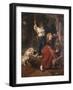 The Water Pump-Jean-Baptiste-Camille Corot-Framed Giclee Print