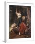 The Water Pump-Jean-Baptiste-Camille Corot-Framed Giclee Print