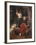 The Water Pump-Jean-Baptiste-Camille Corot-Framed Giclee Print