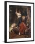 The Water Pump-Jean-Baptiste-Camille Corot-Framed Giclee Print