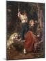 The Water Pump-Jean-Baptiste-Camille Corot-Mounted Giclee Print