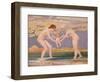 The Water's Edge: Two Women and a Baby-Charles Sims-Framed Giclee Print