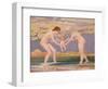 The Water's Edge: Two Women and a Baby-Charles Sims-Framed Giclee Print