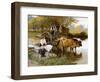 The Water's Edge-Edouard Debat-Ponsan-Framed Giclee Print